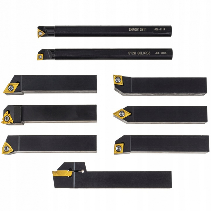 Set cutite strung cu placa inlocuibila instrument dalti strunjire 16X16mm si 12x12mm 27piese (S12021) [3]