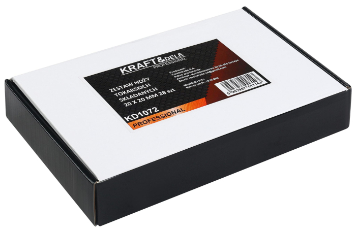 Set cutite strung cu placa inlocuibila instrument dalti strunjire 20x20mm 28piese (KD1072) [2]