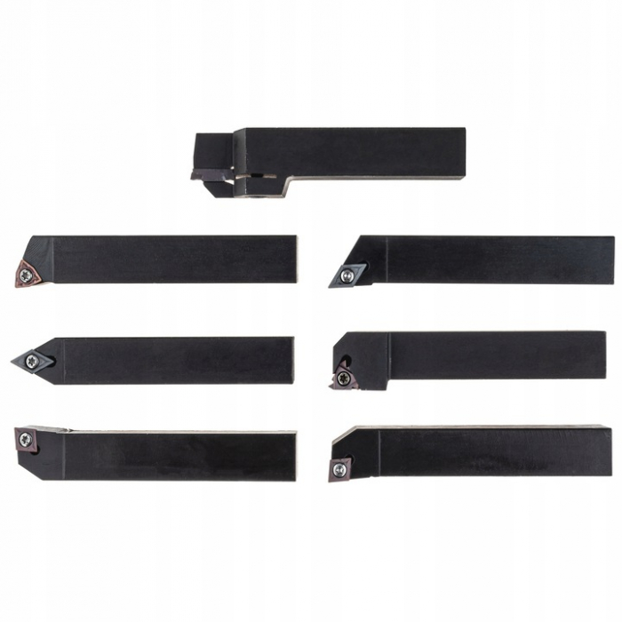Set cutite strung cu placa inlocuibila instrument dalti strunjire 20x20mm 28piese (S12022) [5]