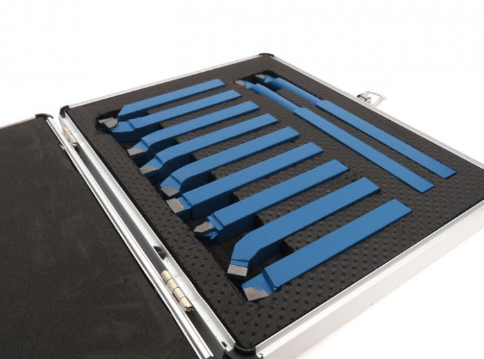 Set cutite strung instrument dalti strunjire 10x10 11piese cu valiza (M22361) [3]