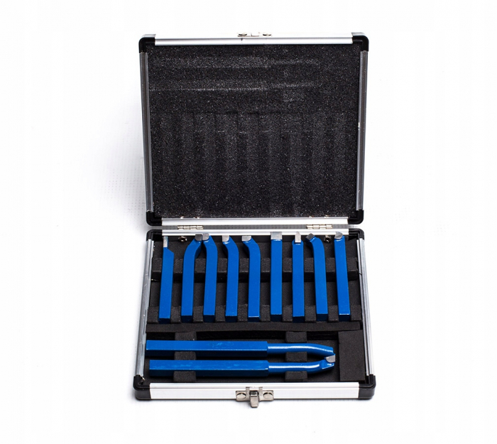 Set cutite strung instrument dalti strunjire 10x10 11piese cu valiza (S10882) [7]