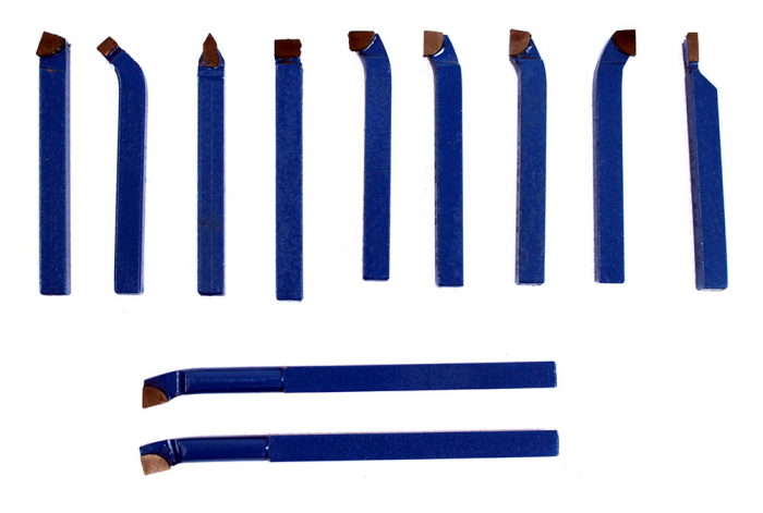 Set cutite strung instrument dalti strunjire 10x10 11piese cu valiza (S10882) [4]