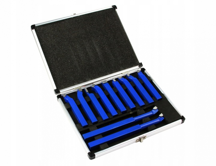 Set cutite strung instrument dalti strunjire 12x12 11piese cu valiza (M22360) [2]