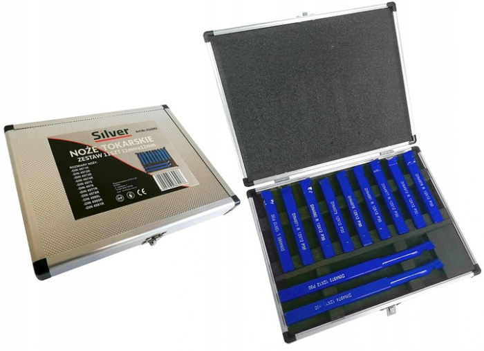 Set cutite strung instrument dalti strunjire 12x12 11piese cu valiza (S10883) [3]