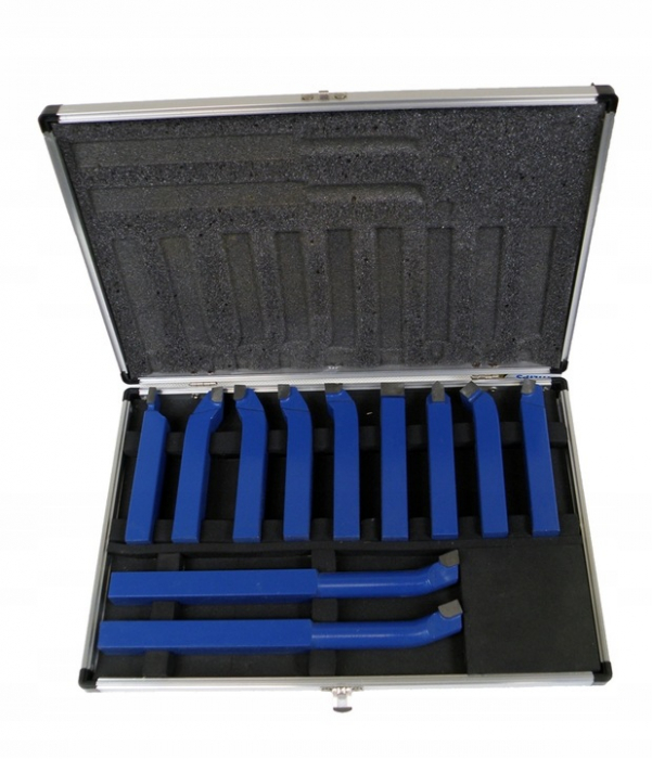 Set cutite strung instrument dalti strunjire 16x16 11piese cu valiza (S10884) [2]