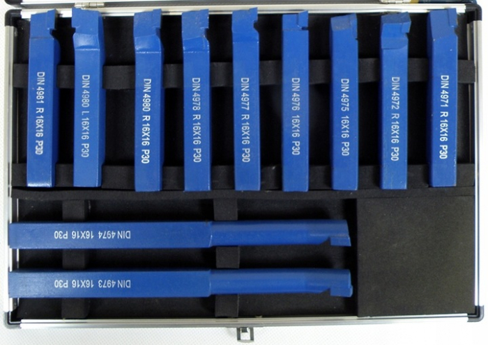 Set cutite strung instrument dalti strunjire 16x16 11piese cu valiza (S10884) [3]