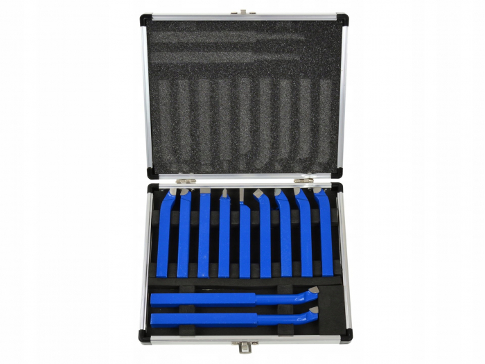 Set cutite strung instrument dalti strunjire 8x8 11piese cu valiza (S10881) [6]