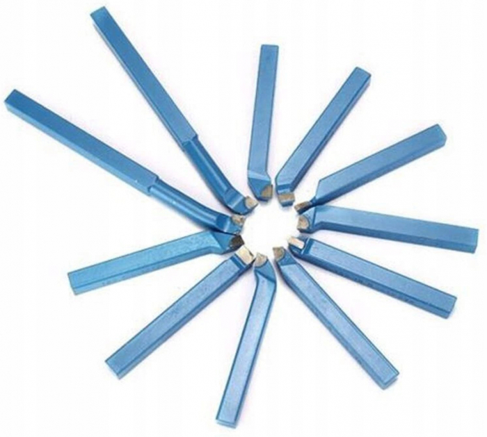 Set cutite strung instrument dalti strunjire 8x8 11piese cu valiza (S10881) [8]