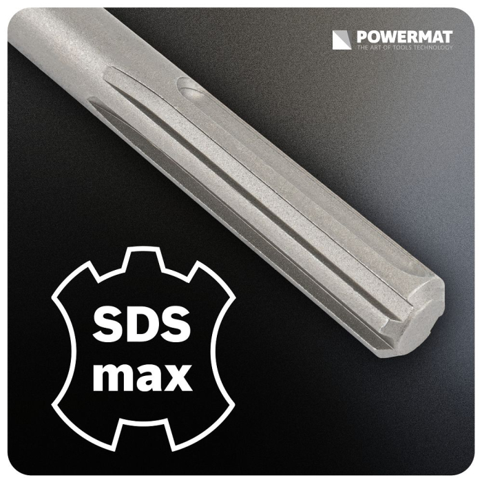 Set dalti SDS Max 6 piese pentru demolare beton zidarie cu valiza PM1489 (PM-ZD-6T ) [14]
