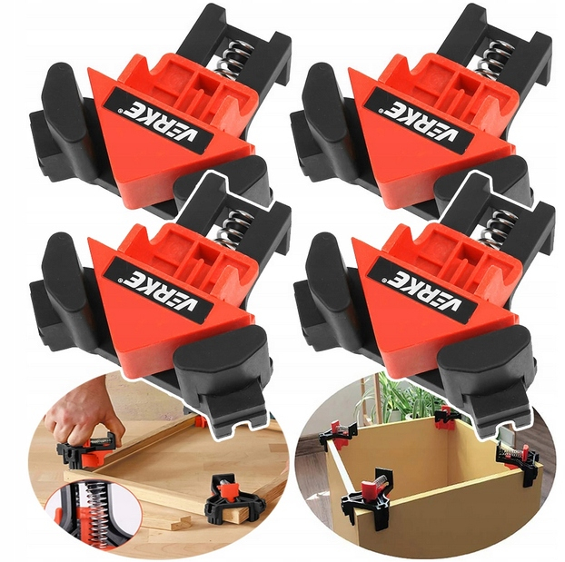 Set de 4 cleme de colt cu strangere rapida 5-22mm si unghi ajustabil de 45° 90° (V86584) [13]
