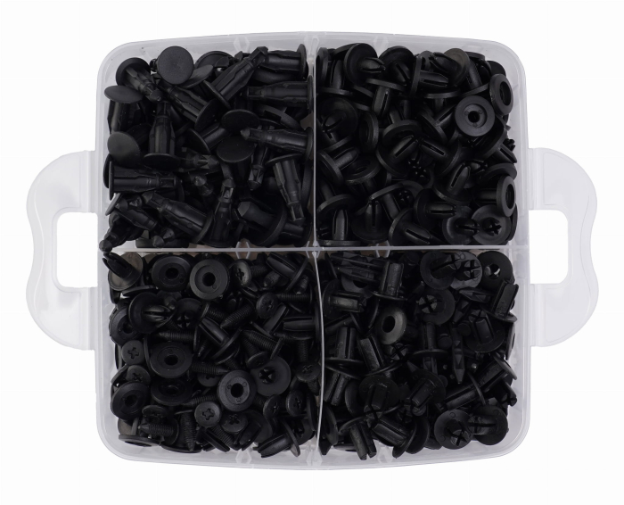 Set 630 cleme fixare tapiterie + set extractor extractoare cleme auto pentru tapițerie ( KD10612) [3]