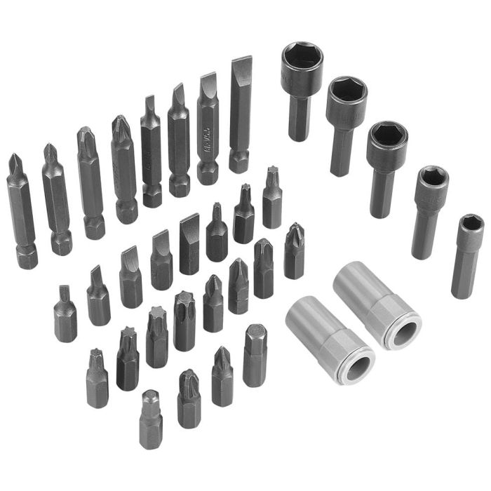 Set de burghie, biti, chei tubulare 57 piese (KD11272) [2]