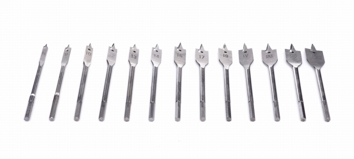 Set de burghie plate pentru lemn 13 buc (KD10549) [5]
