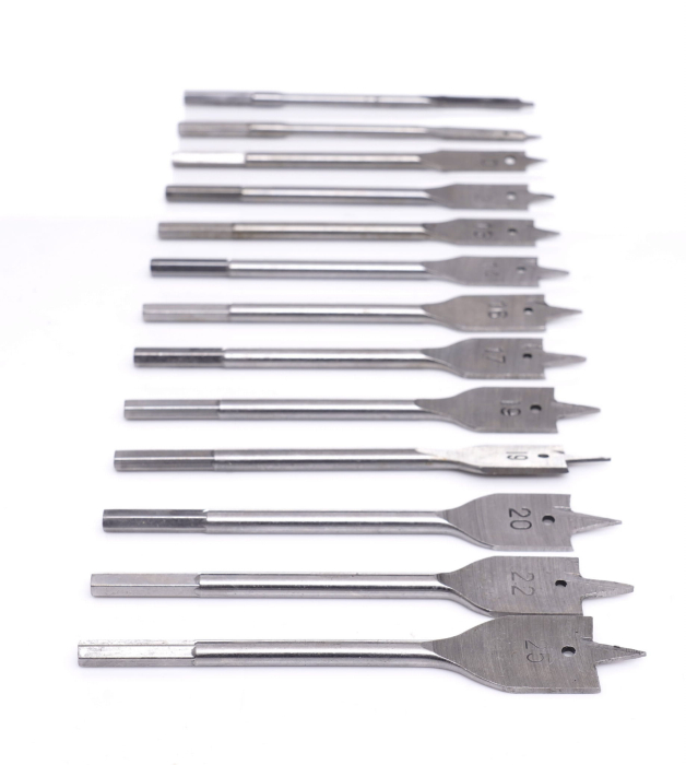 Set de burghie plate pentru lemn 13 buc (KD10549) [9]