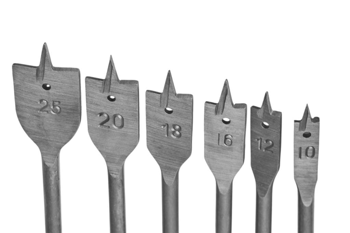 Set de burghie plate pentru lemn 6 buc (KD10548) [4]