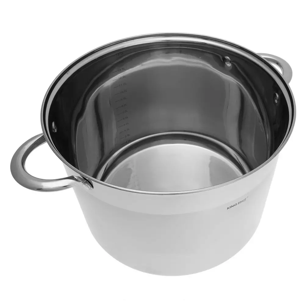 Set de oale din otel inoxidabil, 6 piese 3 oale si 3 capace, diametru 26, 28, 30 cm (KH-4312) [3]