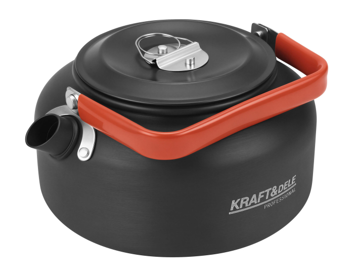 Set de tacamuri turistice din inox, 14 piese, pentru camping (KD4403) [17]