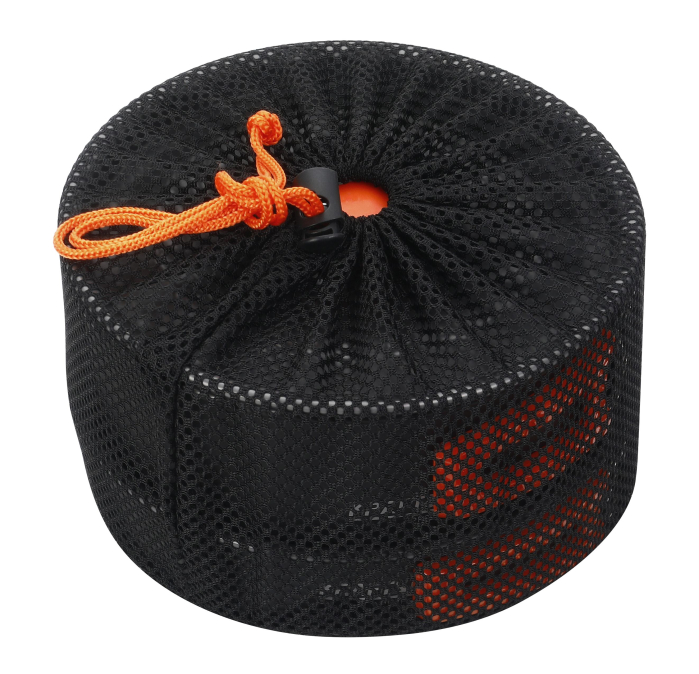 Set de tacamuri turistice din inox, 14 piese, pentru camping (KD4403) [11]