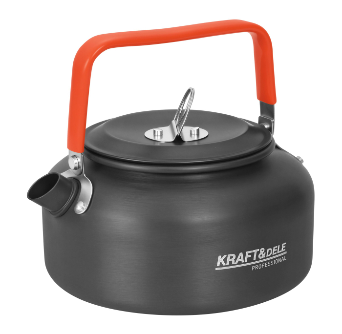 Set de tacamuri turistice din inox, 14 piese, pentru camping (KD4403) [7]