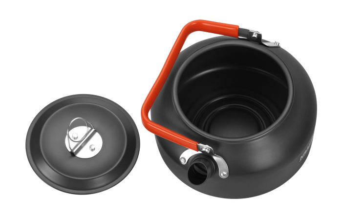 Set de tacamuri turistice din inox, 14 piese, pentru camping (KD4403) [8]