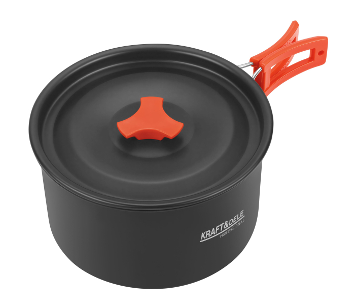 Set de tacamuri turistice din inox, 14 piese, pentru camping (KD4403) [23]