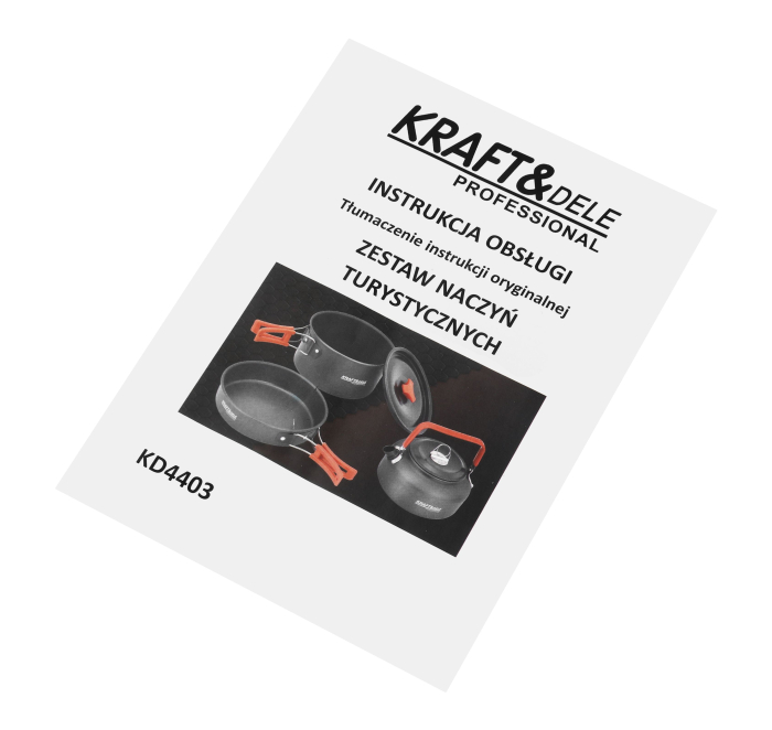 Set de tacamuri turistice din inox, 14 piese, pentru camping (KD4403) [12]