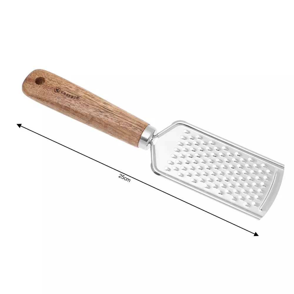 Set de ustensile accesorii bucatarie din otel si lemn de salcam, 5 piese (93706) [6]