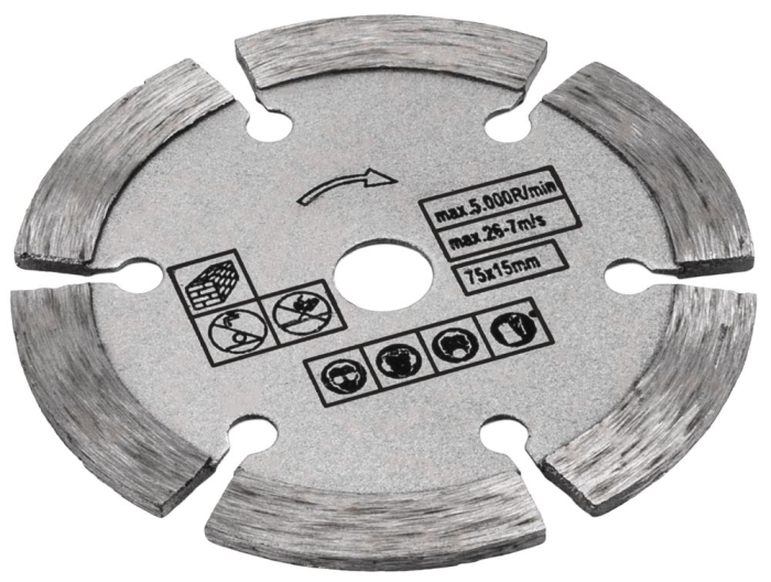 Set discuri pentru lemn, metal, caramida, beton, 75mm x 10mm (RTSZK0134-ZTA) [4]