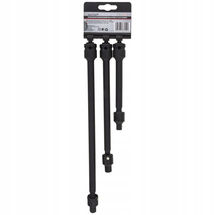 Set extensii impact articulabile 1/2" x 3/8" 150 230 si 305 mm pentru chei tubulare (VRF08275) [3]