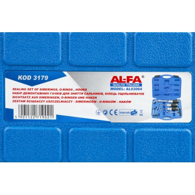 Set extractoare pentru garnituri o-ringuri si simeringuri 6 piese (ALFA-6P) [8]