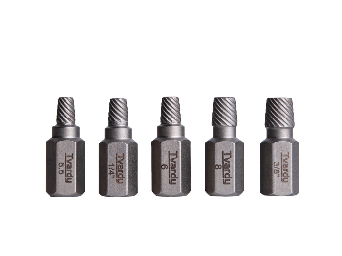 Set extractoare suruburi rupte 15 piese CrMo cu cap hexagonal (T00065) [9]