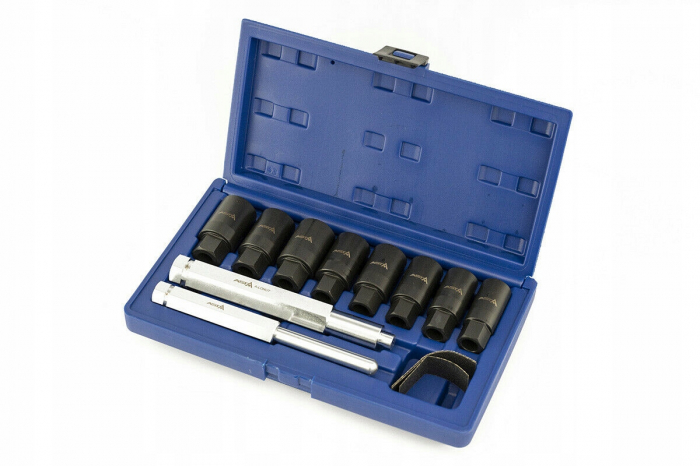 Set extractor surub antifurt 18-25mm 10piese (A-LONUT) [2]