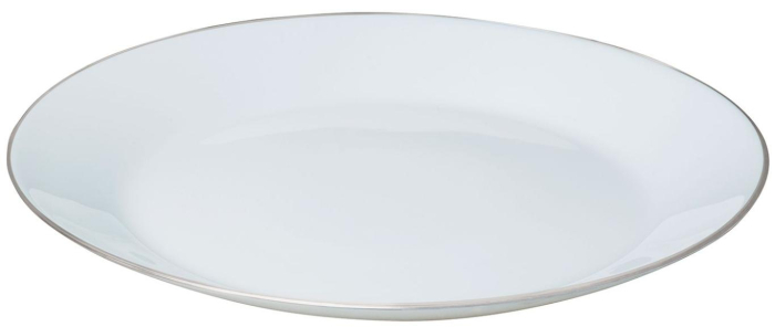 Set farfurii sticla 18 piese decor ulm argintiu (KH-1877) [5]