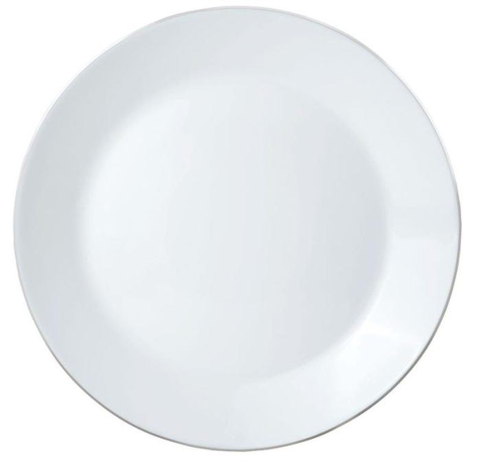 Set farfurii sticla 18 piese decor ulm argintiu (KH-1877) [4]