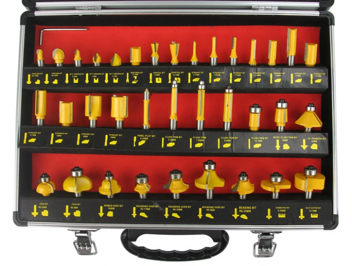Set freza lemn 35 piese 8mm (M22550R) [2]