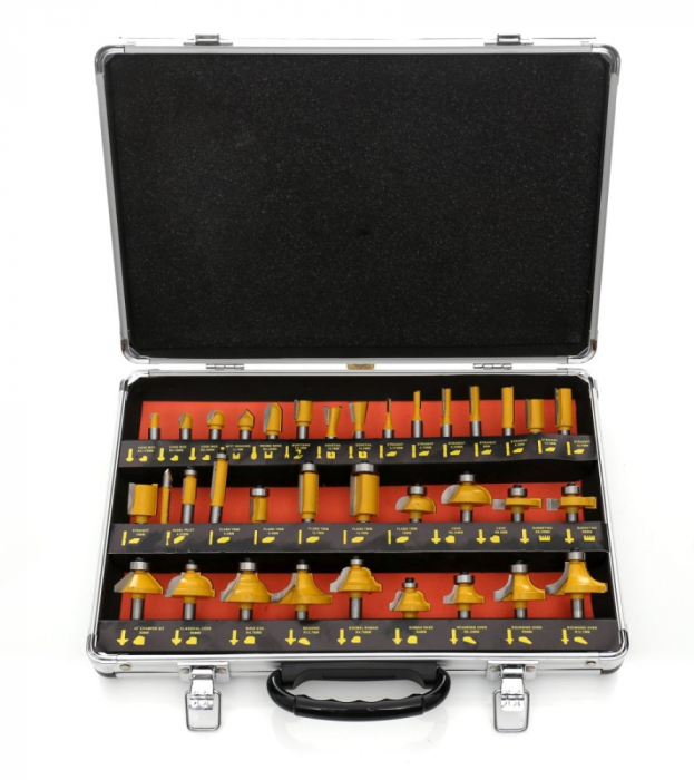 Set freza lemn 35 piese 8mm (TA4002) [3]