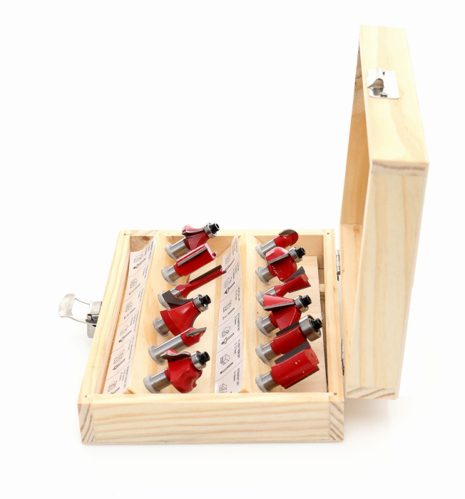 Set freze de lemn dur moale, PAL, placaj cu 12 de piese (KD10282) [3]