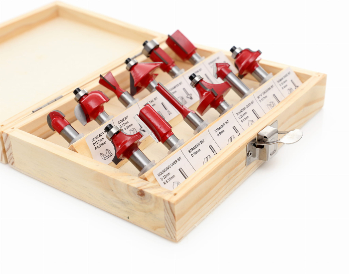 Set freze de lemn dur moale, PAL, placaj cu 12 de piese (KD10282) [8]