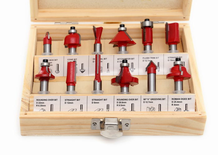 Set freze de lemn dur moale, PAL, placaj cu 12 de piese (KD10282) [6]