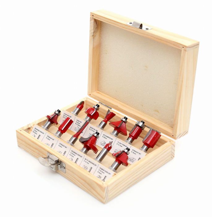 Set freze de lemn dur moale, PAL, placaj cu 12 de piese (KD10282) [2]