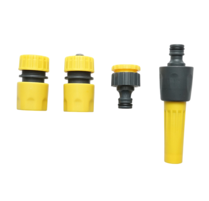 Set furtun gradina PVC impletit 1/2, rola 22.5m cu duza stropit, set conectori si adaptor (DISUF69) [4]