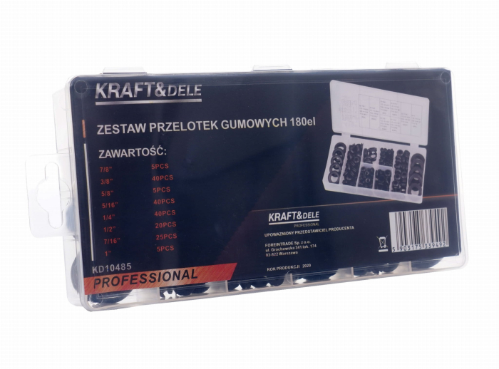 Set garnituri din cauciuc 180 buc diferite dimensiuni (KD10485) [2]