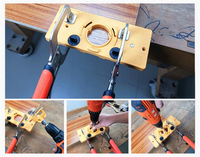 Set ghidaj de gaurire pentru balamale 12 elemente (KD11251) [2]