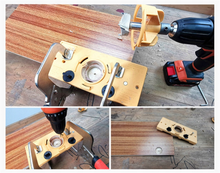 Set ghidaj de gaurire pentru balamale 12 elemente (KD11251) [3]