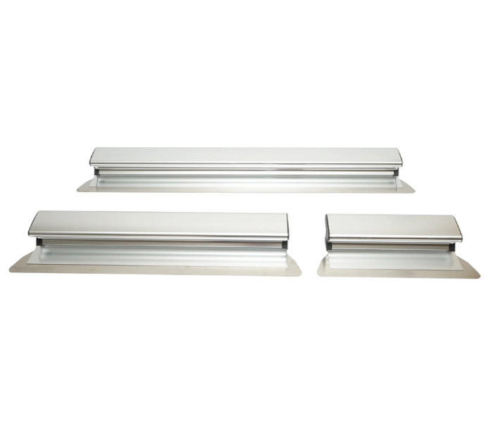 Set gletiere inox 30 55 100 cm cu maner telescopic 85-200 cm pentru finisaje (DISSY73) [5]