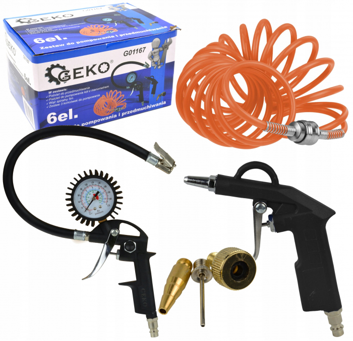 Set kit accesorii pneumatice 6 piese aer comprimat compresor (G01167) [1]