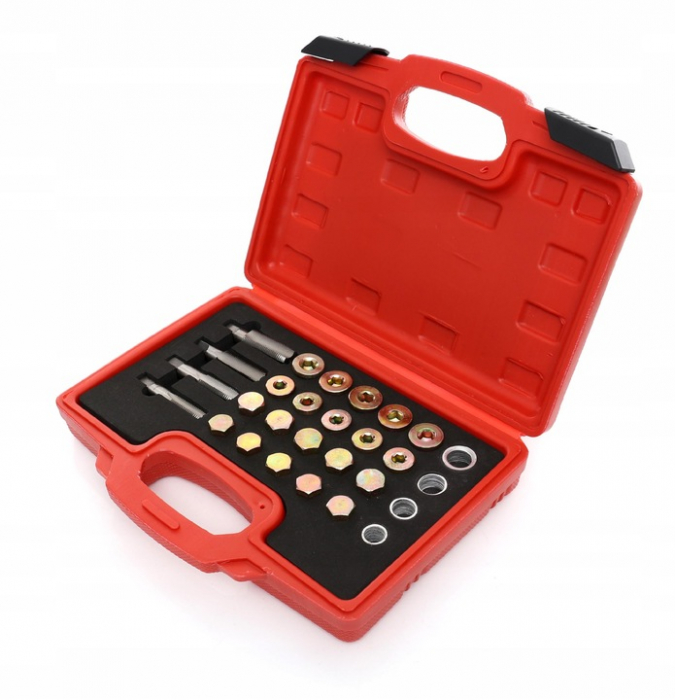 Set kit reparatie filet dop buson baie de ulei 64 piese (KD10511) [8]