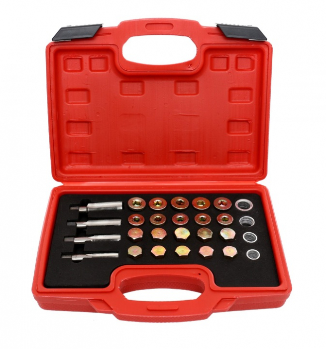 Set kit reparatie filet dop buson baie de ulei 64 piese (KD10511) [3]