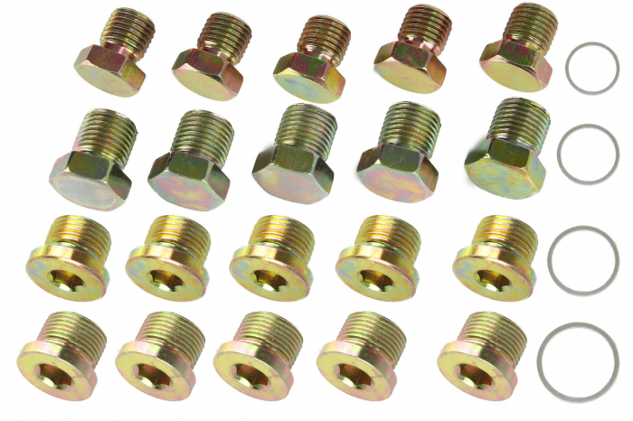 Set kit reparatie filet dop buson baie de ulei 64 piese (M57609) [3]