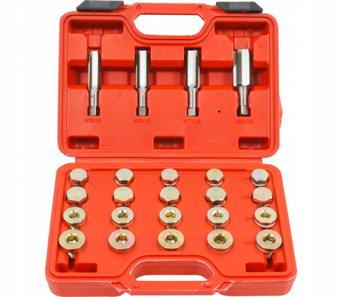 Set kit reparatie filet dop buson baie de ulei 64 piese (V86214) [1]
